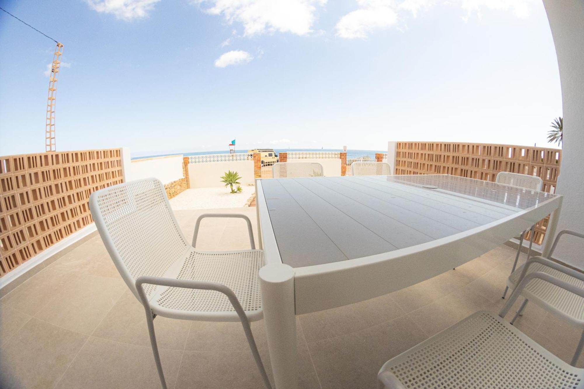 Vistas Y Terraza Panoramica Frente Al Mar En Denia, Las Rotas Eksteriør billede