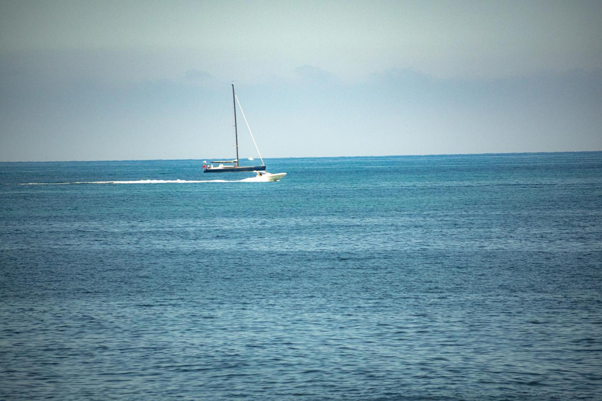 Vistas Y Terraza Panoramica Frente Al Mar En Denia, Las Rotas Eksteriør billede